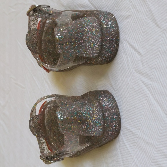 babyGap rainbow glitter sparkle jelly sandals toddler girls size 5 - Picture 5 of 9